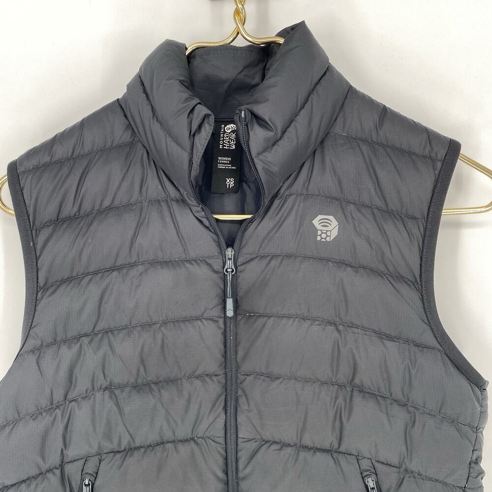Mountain Hardwear Rhea RIdge Down Puffer Vest Black Women's Size XS - Picture 9 of 9
